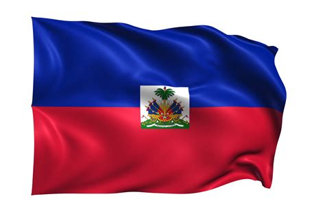 waving flag haiti